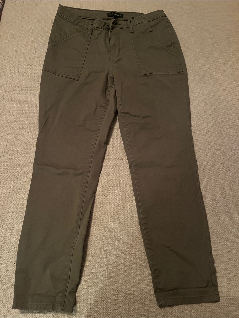 Banana Republic Olive Utility Trousers